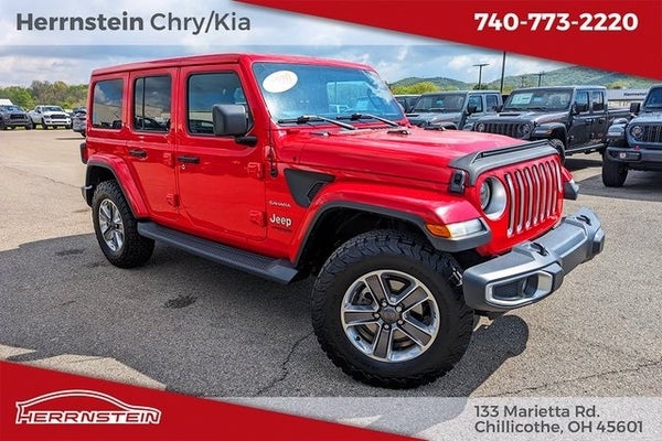 2020 Jeep Wrangler Unlimited Sahara 4X4 in Chillicothe, OH - Herrnstein Auto Group